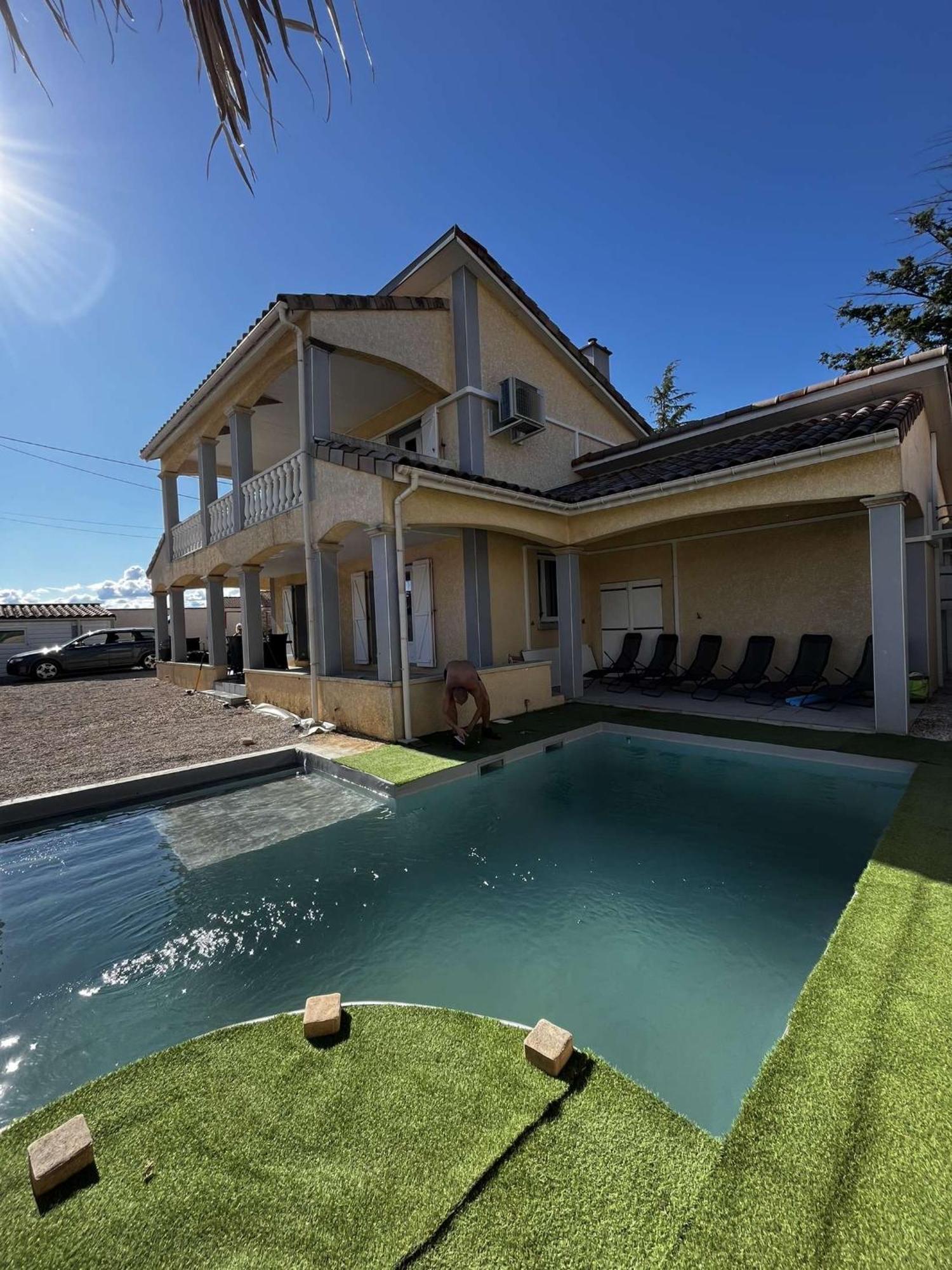 Villa Contemporaine Avec Piscine Romans-sur-Isère Extérieur photo